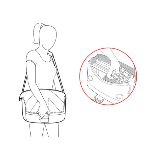 Сумка Manfrotto Unica V Messenger White (MB SM390-5SW)
